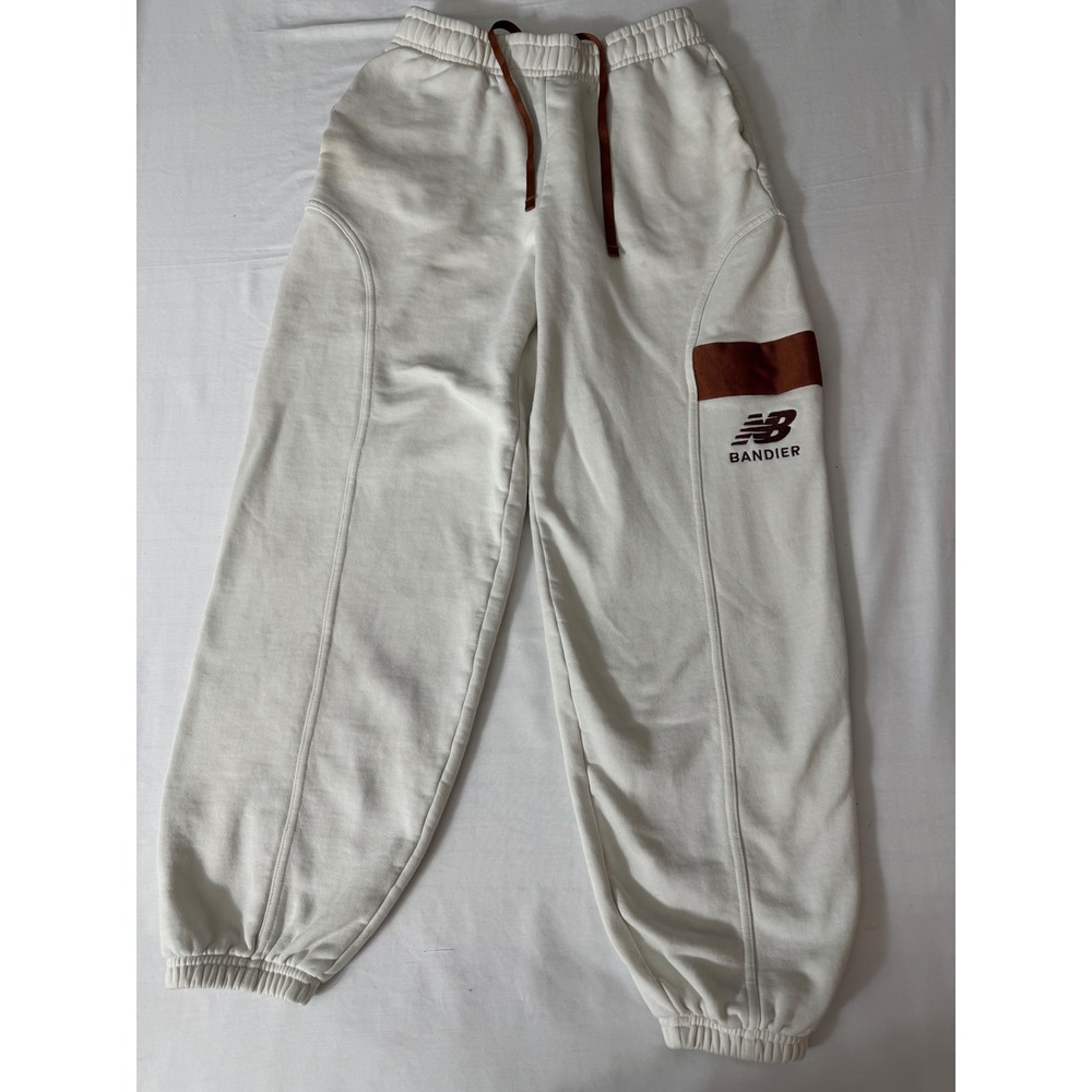 New Balance x Bandier Fleece Sweatpants Terracotta Cream Joggers‎ Small